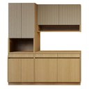 Ver imagem 2 de Cozinha Completa Modulada 3 Peças 8 Portas 2 Gavetas com Rodapé 100% MDF Simone Mendes