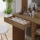 Ver imagem 4 de Penteadeira Camarim Eliza 1 Gaveta -150cm X 92cm