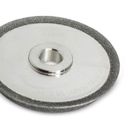 Ver imagem 2 de Rebolo Diamantado para Afiadora 2 a 13mm - Med. 77mm X 13mm - Ref. 54,0001 - Rocast