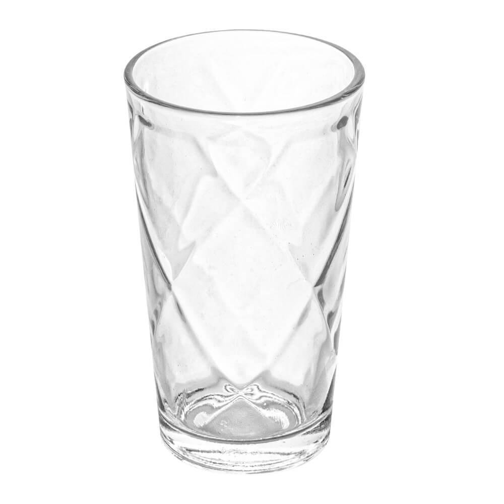 Kit de Copos e Jarra Transparente 5 peças - Casambiente Losangos - 9
