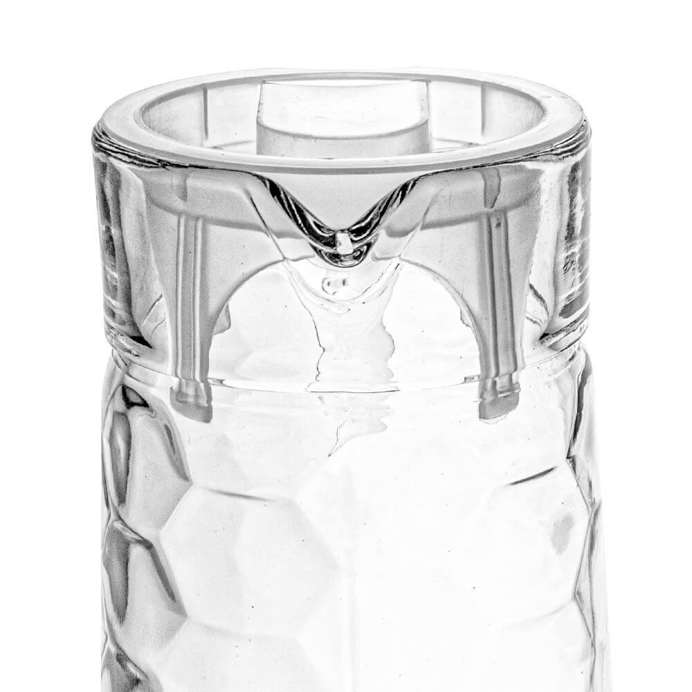 Kit de Copos e Jarra Transparente 5 peças - Casambiente Losangos - 15