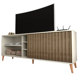 Rack para Tv até 50 Polegadas com Porta Deslizante Luara 160x60cm - 4
