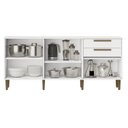 Ver imagem 3 de Balcão 5 Portas 2 Gavetas Lorena