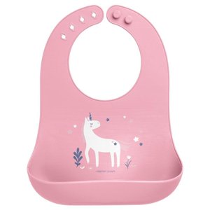 Babador Cata Migalhas de Silicone Unicórnio Stephen Joseph