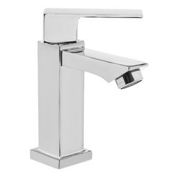 Torneira Banheiro Lavabo Pia Cuba Luxo Cromada 1/4 de Volta- Fino Inox - 6