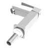 Torneira Banheiro Lavabo Pia Cuba Luxo Cromada 1/4 de Volta- Fino Inox - 3