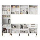 Ver imagem 3 de Cozinha Completa Modulada 5 Peças 15 Portas 2 Gavetas Lorena