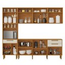Ver imagem 3 de Cozinha Completa Modulada 5 Peças 14 Portas 2 Gavetas com Fruteira Lorena