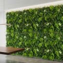 Ver imagem 2 de 2,0m² Jardim Vertical Artificial 3d Painel Verde Folhagem Densa Alta Qualidade Premium