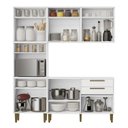 Ver imagem 3 de Cozinha Completa Modulada 4 Peças 11 Portas 2 Gavetas Lorena