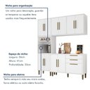 Ver imagem 5 de Cozinha Completa Modulada 4 Peças 11 Portas 2 Gavetas Lorena