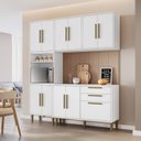 Ver imagem 1 de Cozinha Completa Modulada 4 Peças 11 Portas 2 Gavetas Lorena