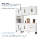 Ver imagem 7 de Cozinha Completa Modulada 4 Peças 11 Portas 2 Gavetas Lorena