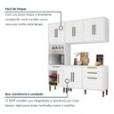 Ver imagem 7 de Cozinha Completa Modulada 4 Peças 10 Portas 2 Gavetas com Fruteira Lorena