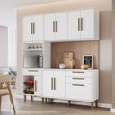 Ver imagem 1 de Cozinha Completa Modulada 4 Peças 10 Portas 2 Gavetas com Fruteira Lorena