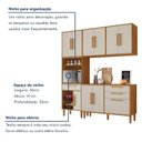 Ver imagem 5 de Cozinha Completa Modulada 4 Peças 10 Portas 2 Gavetas com Fruteira Lorena