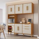 Ver imagem 1 de Cozinha Completa Modulada 4 Peças 10 Portas 2 Gavetas com Fruteira Lorena