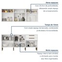 Ver imagem 5 de Cozinha Completa Modulada 4 Peças 11 Portas 2 Gavetas Lorena