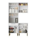 Ver imagem 3 de Cozinha Completa Modulada 3 Peças 7 Portas 1 Gaveta com Fruteira Lorena