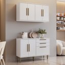 Ver imagem 1 de Cozinha Completa Modulada 3 Peças 7 Portas 2 Gavetas Lorena
