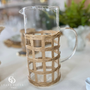 Ver imagem 2 de Jarra Em Vidro E Rattan