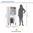 Ver imagem 4 de Fruteira 1 Porta 1 Gaveta com Nicho Lorena