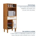 Ver imagem 7 de Fruteira 1 Porta 1 Gaveta com Nicho Lorena