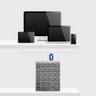 Teclado Numérico Externo Sem Fio Bluetooth 28 Teclas Portátil Recarregável USB Para Notebook - Cinza - 3