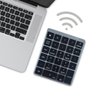 Teclado Numérico Externo Sem Fio Bluetooth 28 Teclas Portátil Recarregável USB Para Notebook - Cinza - 4