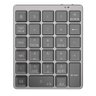 Teclado Numérico Externo Sem Fio Bluetooth 28 Teclas Portátil Recarregável USB Para Notebook - Cinza - 2