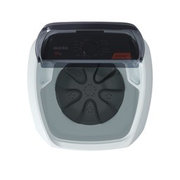 Máquina de Lavar Wanke Premium 20kg Semi-automática Batedor Robusto Branco 220v - 3