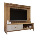 Ver imagem 2 de Rack com Painel Ripado Vitória para Tv até 55 Polegadas 2 Portas MDF Frisado