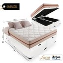 Ver imagem 3 de Cama Box Baú Queen + Colchão de Molas Ensacadas Anjos Classic 158cm
