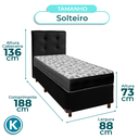 Ver imagem 3 de Kit Cama Box + Cabeceira + Colchão Solteiro D33 - Iso100 - Ortobom