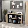 Armário Baixo Credenza com Chave 120x42cm Escritório - 2