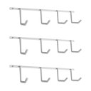 Ver imagem 1 de Kit com 3 Suportes Porta Vassouras Isabela com 4 Ganchos Branco