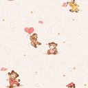 Ver imagem 1 de PAPEL DE PAREDE KANTAI HELLO KIDS - URSINHOS BEGE CLARO