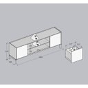Ver imagem 7 de Rack para TV até 50 Polegadas em Madeira Maciça e MDF Linha Barcelona