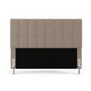 Ver imagem 3 de Cabeceira Nashira 160 para Cama Queen Z-006 Sued Capuccino Aradecor