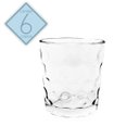 Ver imagem 2 de Jogo 6 Copos Vidro 290ml Utensílio Cozinha Presente Casa Água Sucos Mesa Posta Copo Americano Vinho