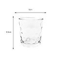 Ver imagem 4 de Jogo 6 Copos Vidro 290ml Utensílio Cozinha Presente Casa Água Sucos Mesa Posta Copo Americano Vinho