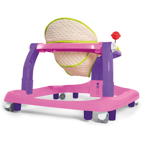 Andador Infantil Feminino para Bebe Sentar Move Baby - Tateti Calesita - 3