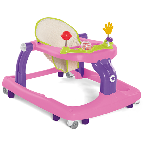 Andador Infantil Feminino para Bebe Sentar Move Baby - Tateti Calesita - 1