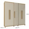 Guarda-roupa Casal 5 Portas 3 Gavetas Munique - 4