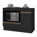 Ver imagem 2 de Balcão Cozinha para Cooktop e Forno 105cm 1 Porta 1 Gaveta com Rodapé Veneza Multimóveis Mp2295