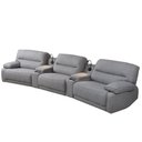 Ver mais imagens de Sofá Decorativo Swift Curvo Elétrico C/porta Copos Baú Cooler Reclinável Retrátil Som Bluetooth e Ca