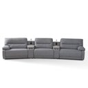 Ver imagem 6 de Sofá Decorativo Swift Curvo Elétrico C/porta Copos Baú Cooler Reclinável Retrátil Som Bluetooth e Ca