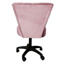 Ver imagem 4 de Poltrona Decorativa Royal Base Giratória Slk Decor Rosa Claro