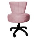 Ver imagem 1 de Poltrona Decorativa Royal Base Giratória Slk Decor Rosa Claro