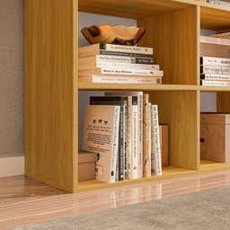 Estante para Livros Multiuso 6 Nichos 81cmx90cm Geórgia - 7